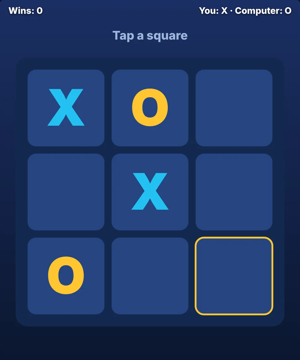 Tic Tac Pro screenshot 1
